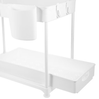 Έπιπλο Οργάνωσης Κουζίνας 2 Επιπέδων Σετ 2τμχ 33x40x23 cm Λευκό Tim... Έπιπλο Οργάνωσης Κουζίνας 2 Επιπέδων Σετ 2τμχ 33x40x23 cm Λευκό Tim...