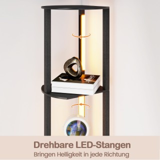 Costway  Πολυλειτουργικό Φωτιστικό  με Ρυθμιζόμενο Φωτισμό LED  και...