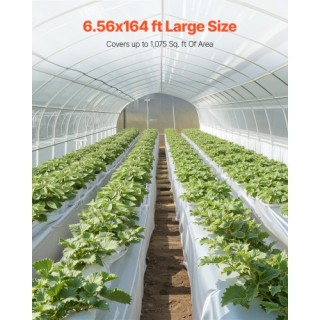 VEVOR Ρολό Πλαστικού 8Mil 6.5 x 164 FT Βαρέως Τύπου Πολυαιθυλένιο Γ...