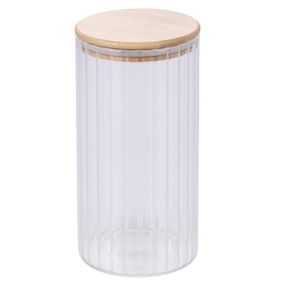 Galileo Δοχείο 1,5 L από βοριοπυριτικό γυαλί με καπάκι από μπαμπού ... Galileo Δοχείο 1,5 L από βοριοπυριτικό γυαλί με καπάκι από μπαμπού ...