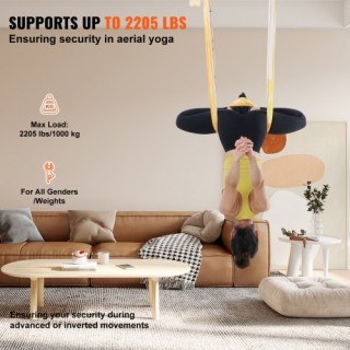 Σετ Αιώρας Γιόγκα VEVOR, 5 μέτρα, Χρυσό  DCK5X28MJBJCTCNK6V0