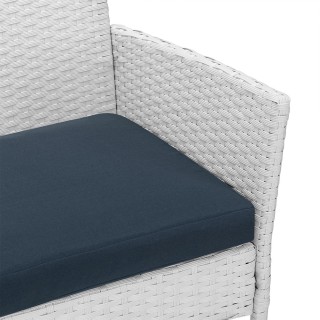 BAKAJI  Σετ Σαλονάκι Πλήρες Καναπές Πολυθρόνες Τραπεζάκι Πολυ Ρατάν...