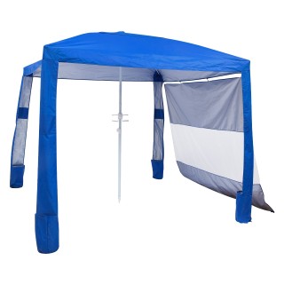 VEVOR Παραλία Cabana: Αντηλιακή Ομπρέλα με Πλευρικό Τείχος UPF 50+,...