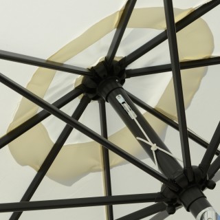 Outsunny Στρογγυλή Ομπρέλα Κήπου με Κλίση και Μανιβέλα, από Αλουμίν... Outsunny Στρογγυλή Ομπρέλα Κήπου με Κλίση και Μανιβέλα, από Αλουμίν...