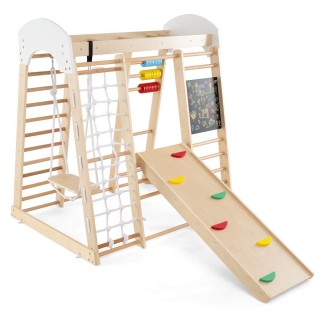 Costway Σετ Αναρρίχησης για Νήπια με Τσουλήθρα & Κούνια (124 x 119 ... Costway Σετ Αναρρίχησης για Νήπια με Τσουλήθρα & Κούνια (124 x 119 ...