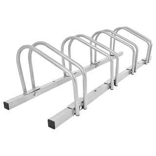 Costway Βάση ποδηλάτου για 4 ποδήλατα, ατσάλινη βάση δαπέδου, ασημ... Costway Βάση ποδηλάτου για 4 ποδήλατα, ατσάλινη βάση δαπέδου, ασημ...