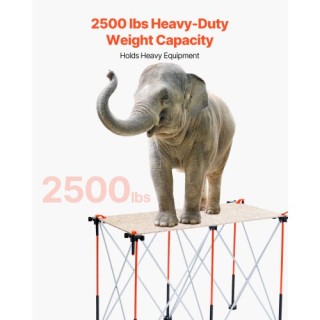 VEVOR Φορητή Πτυσσόμενη Βάση Εργασίας 1267 x 665 mm 1135 kg BXSGZTP...