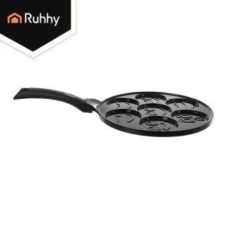 Ruhhy Αντικολλητικό Τηγάνι για Pancakes & Αυγά 26,5cm, 7 Θέσεων, γι...