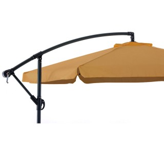 BAKAJI Ομπρελόκηπος Αποκεντρωμένος 3x3 Μόκα Κάλυμμα με κρέμασμα Κο... BAKAJI Ομπρελόκηπος Αποκεντρωμένος 3x3 Μόκα Κάλυμμα με κρέμασμα Κο...