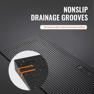 VEVOR  Ράμπα Κατωφλίου 3εκ για Ρομπότ Σκούπας, 90εκ Φαρδιά Λαστιχέν...