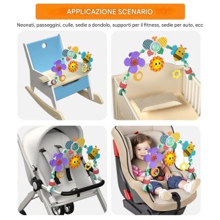 BAKAJI Καρουζέλ Αψίδα για Βρέφη με Ήχο και Ρυθμιζόμενους Σφιγκτήρες... BAKAJI Καρουζέλ Αψίδα για Βρέφη με Ήχο και Ρυθμιζόμενους Σφιγκτήρες...