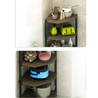 BAKAJI Γωνιακή Ραφιέρα 5 Ραφιών Μέταλλο Ξύλο Βιβλιοθήκη Γωνίας Πολ... BAKAJI Γωνιακή Ραφιέρα 5 Ραφιών Μέταλλο Ξύλο Βιβλιοθήκη Γωνίας Πολ...