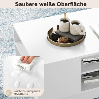 Κομψό και Έξυπνο Τραπεζάκι Σαλονιού με Αποθηκευτικό Χώρο και Σύγχρο...