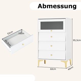 Πολυλειτουργική Συρταριέρα Αποθήκευσης με 3 Συρτάρια και Ντουλάπι 6... Πολυλειτουργική Συρταριέρα Αποθήκευσης με 3 Συρτάρια και Ντουλάπι 6...