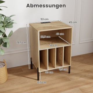 Costway Βάση Πικάπ με Σταθμό Φόρτισης & Ράφι & 4 Διαχωριστικά για Δ... Costway Βάση Πικάπ με Σταθμό Φόρτισης & Ράφι & 4 Διαχωριστικά για Δ...