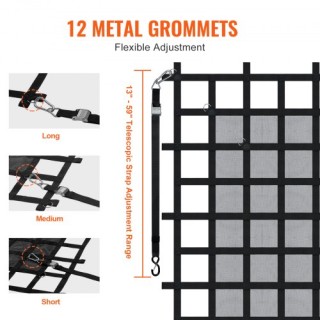 VEVOR Βαρύ Καθαρό Φορτίο 72 x 57 Ρυθμιζόμενοι Γάντζοι HWGDWYMESHW... VEVOR Βαρύ Καθαρό Φορτίο 72 x 57 Ρυθμιζόμενοι Γάντζοι HWGDWYMESHW...