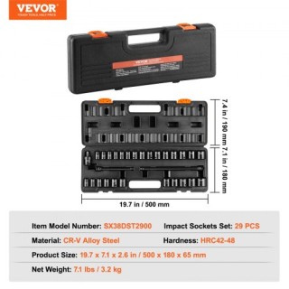 Σετ Καρυδάκια VEVOR 29τμχ 3/8  CJTTZJ1CRV299EO2EV0