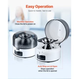 VEVOR Μίνι Φυγόκεντρος 7000rpm με 2-σε-1 Ρότορα για 0.2/1.5/2ml Δοκ... VEVOR Μίνι Φυγόκεντρος 7000rpm με 2-σε-1 Ρότορα για 0.2/1.5/2ml Δοκ...