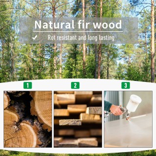 Outsunny φυτευτή εξωτερικού χώρου με πλέγμα για αναρριχητικά φυτά κ... Outsunny φυτευτή εξωτερικού χώρου με πλέγμα για αναρριχητικά φυτά κ...