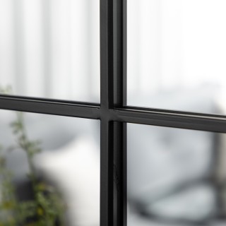 HOMCOM Μοντέρνος Επιτοίχιος και Τοξοειδής Καθρέφτης 70x50 cm για Υπ...