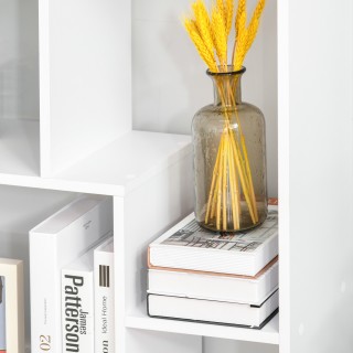 HOMCOM Design Βιβλιοθήκη με 8 Ράφια σε Ξύλο Μοριοσανίδα 70x24x178cm...