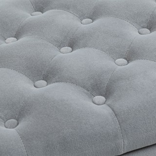 HOMCOM πάγκος κρεβατιού από βελούδινο ύφασμα με αποθηκευτικό χώρο κ... HOMCOM πάγκος κρεβατιού από βελούδινο ύφασμα με αποθηκευτικό χώρο κ...