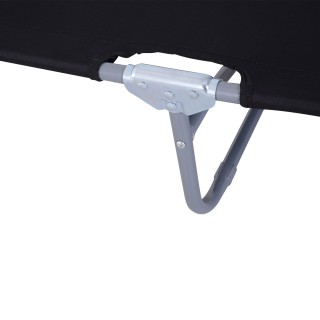 Outsunny πτυσσόμενη ξαπλώστρα κήπου από μέταλλο και ύφασμα Oxford, ... Outsunny πτυσσόμενη ξαπλώστρα κήπου από μέταλλο και ύφασμα Oxford, ...