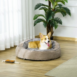 Κρεβάτι PawHut με επένδυση για σκύλους και γάτες με μαξιλάρι και υπ...