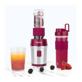 Μπλέντερ με 2 Κανάτες - Ποτήρια Χρώματος Ροζ H.Koenig SMOO10 Μπλέντερ με 2 Κανάτες - Ποτήρια Χρώματος Ροζ H.Koenig SMOO10