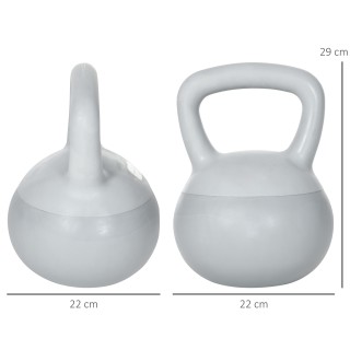 SPORTNOW Kettlebell 8kg σε PVC και μεταλλική άμμο για προπόνηση ώμω... SPORTNOW Kettlebell 8kg σε PVC και μεταλλική άμμο για προπόνηση ώμω...