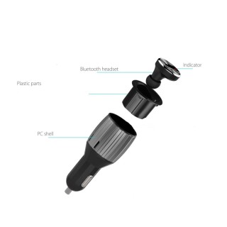 Bluetooth Ακουστικό με Φορτιστή Αυτοκινήτου Technosmart 8715342020297 Bluetooth Ακουστικό με Φορτιστή Αυτοκινήτου Technosmart 8715342020297