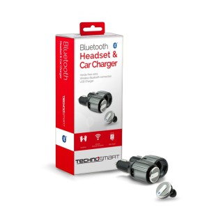 Bluetooth Ακουστικό με Φορτιστή Αυτοκινήτου Technosmart 8715342020297 Bluetooth Ακουστικό με Φορτιστή Αυτοκινήτου Technosmart 8715342020297