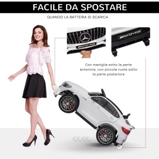 HOMCOM Mercedes Electric Ride-On Toy Car για παιδιά 3-5 ετών με ζών... HOMCOM Mercedes Electric Ride-On Toy Car για παιδιά 3-5 ετών με ζών...