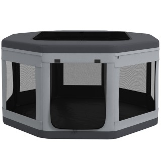 Παρκοκρέβατο PawHut για σκύλους και γάτες με 7 παράθυρα και 2 εισόδ... Παρκοκρέβατο PawHut για σκύλους και γάτες με 7 παράθυρα και 2 εισόδ...