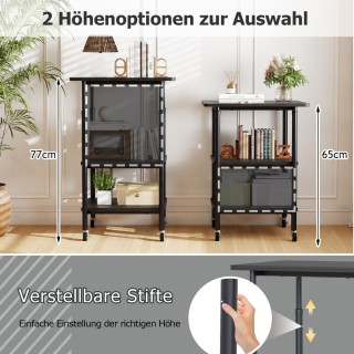 Costway  Τροχήλατο  Μεταλλικό  Σταντ Εκτυπωτή με Ρυθμιζόμενο Ύψος 6...