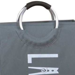 BAKAJI Πτυσσόμενο Καλάθι Άπλυτων Ρούχων Υφασμάτινο 38 x 28 x 60 cm ... BAKAJI Πτυσσόμενο Καλάθι Άπλυτων Ρούχων Υφασμάτινο 38 x 28 x 60 cm ...