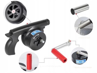 Verk Group Χειροκίνητος Φυσητήρας για Άναμμα Μπάρμπεκιου με Στιβαρή...