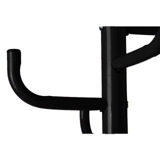 BAKAJI  Μεταλλική Κρεμάστρα Ρούχων με 6 Γάντζους Χρώμα Μαύρο 38x38x...