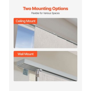 VEVOR Επεκτάσιμος Οδηγός Κουρτινών 116-218 εκ. Ανοιχτό Γκρι MBGDBYC... VEVOR Επεκτάσιμος Οδηγός Κουρτινών 116-218 εκ. Ανοιχτό Γκρι MBGDBYC...