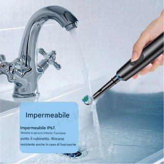 BAKAJI Περιστρεφόμενη Ηλεκτρική Οδοντόβουρτσα με 4 Ανταλλακτικές Κε... BAKAJI Περιστρεφόμενη Ηλεκτρική Οδοντόβουρτσα με 4 Ανταλλακτικές Κε...