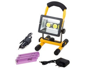 Verk group Προβολέας Αλογόνου  2 x LED COB 30W με μπαταρία 59074513...