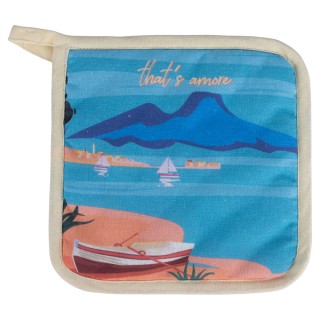 Villa dEste Home Διπλής Όψεως Βαμβακερή Κουζίνας Πιάστρα 20x20cm Th...