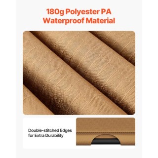 VEVOR Πέργκολα Εξωτερικού Χώρου με Ανασυρόμενη Καλύπτρα και Μεταλλι...