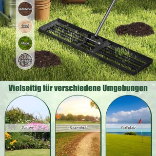 Costway Εργονομική Χειρολαβή για Ισοπέδωση Χώρου 106 x 25 cm Μαύρο ... Costway Εργονομική Χειρολαβή για Ισοπέδωση Χώρου 106 x 25 cm Μαύρο ...