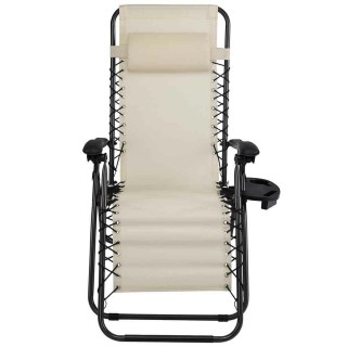 BAKAJI Πτυσσόμενη Πολυθρόνα Κήπου Βαρύτητας Μηδέν Ατσάλι Texilene ... BAKAJI Πτυσσόμενη Πολυθρόνα Κήπου Βαρύτητας Μηδέν Ατσάλι Texilene ...