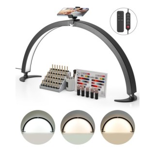 VEVOR Φωτιστικό Γραφείου 40W Ημισέληνος με Βάση Κινητού και Ρυθμιζό... VEVOR Φωτιστικό Γραφείου 40W Ημισέληνος με Βάση Κινητού και Ρυθμιζό...