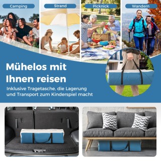 Costway Πεντάκλινη Οικογενειακή Σκηνή με Μεγάλη Δίχτυ Πόρτα & Παράθ... Costway Πεντάκλινη Οικογενειακή Σκηνή με Μεγάλη Δίχτυ Πόρτα & Παράθ...