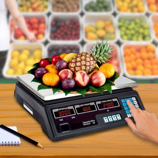 BAKAJI Επαγγελματική Ψηφιακή Ζυγαριά 40 Κιλά από Ανοξείδωτο Ατσάλι... BAKAJI Επαγγελματική Ψηφιακή Ζυγαριά 40 Κιλά από Ανοξείδωτο Ατσάλι...