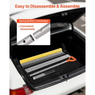 VEVOR Μεγάλη Βαρέως Τύπου Αλουμινένια Τσουγκράνα Τοπίου, 914mm Κεφα...