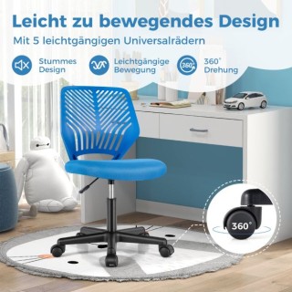 Παιδική καρέκλα γραφείου Χρώματος Μπλε COSTWAY CB10620BL Παιδική καρέκλα γραφείου Χρώματος Μπλε COSTWAY CB10620BL